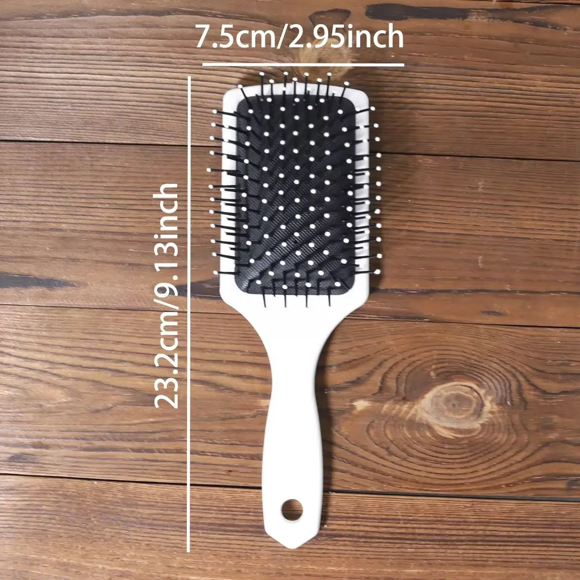 1 шт. квадратная расческа с подушкой безопасности с принтом, удобная антистатическая воздушная подушка, нейлоновая щетка, портативная расческа, специально для париков из натуральных волос