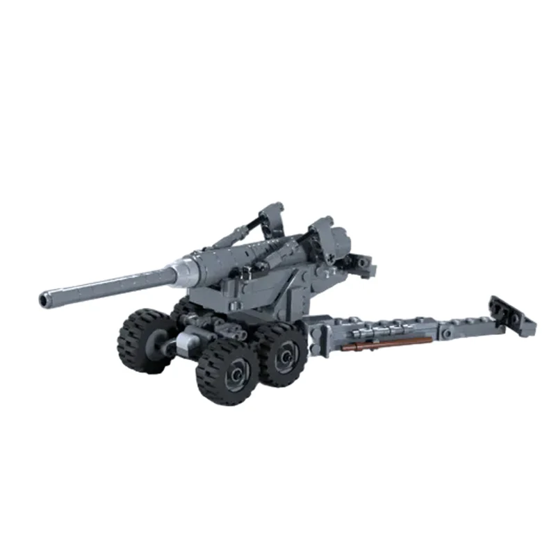 M1 American Heavy Howitzer Model MOC Building Bricks War Equipment Modular Technology Gifts Holiday Assemble Children Toys Suit