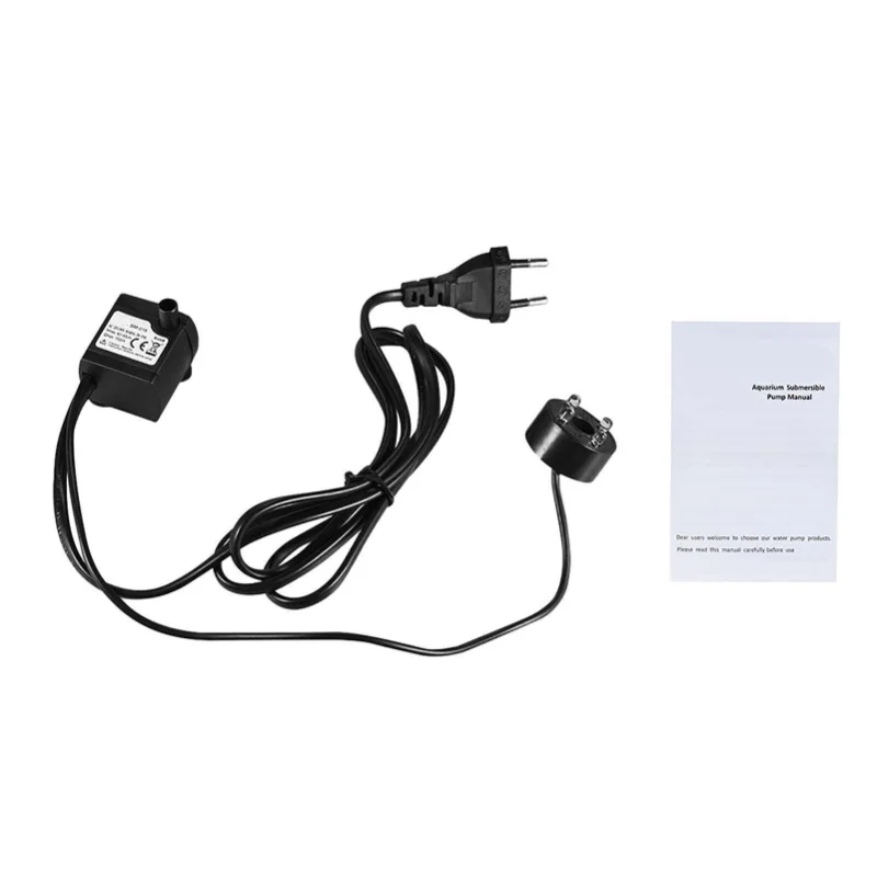 

Погружной водяной насос 180 л/ч, 2,5 Вт, с 4 светодиодами, ультратихий, для пруда, аквариума, настольного фонтана, гидропоники, 1,5 м