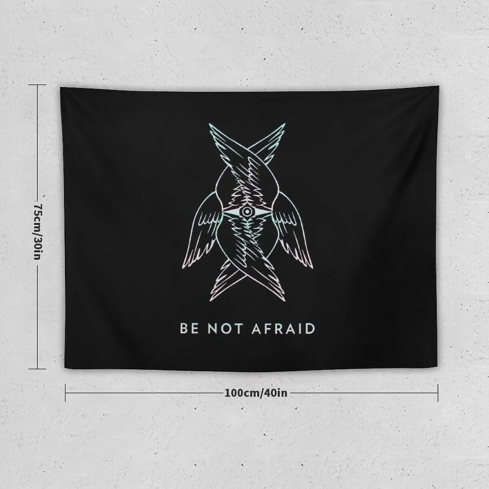 Be Not Afraid Seraph Biblically Accurate Angels Tapestry Wall Coverings Japanese Room Decor Tapestry