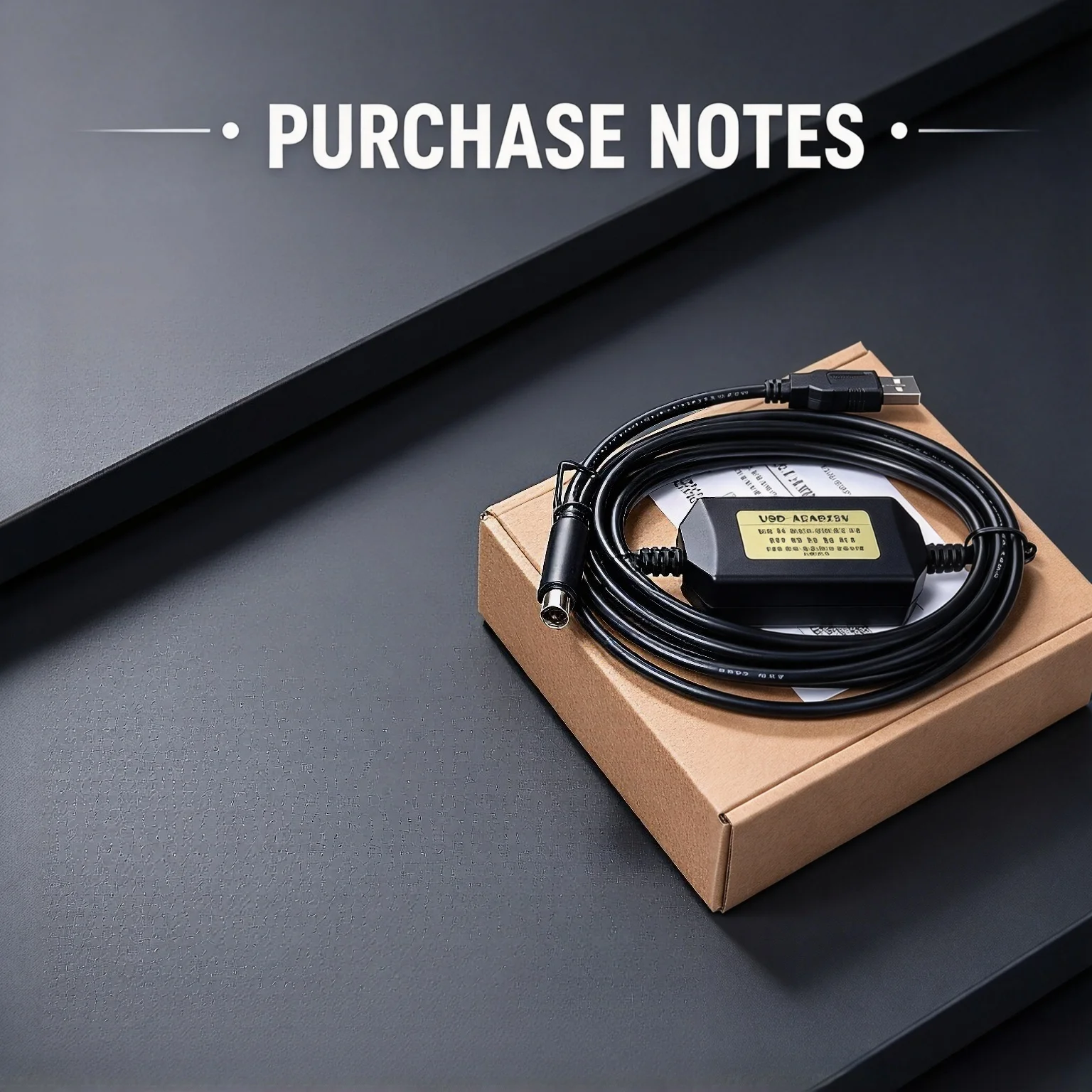 CH340 Chip Download Programming Cable USB-ACAB230 3M USB to RS232 for Delta DVP-EX ES EH EN PLC Parameter Setting