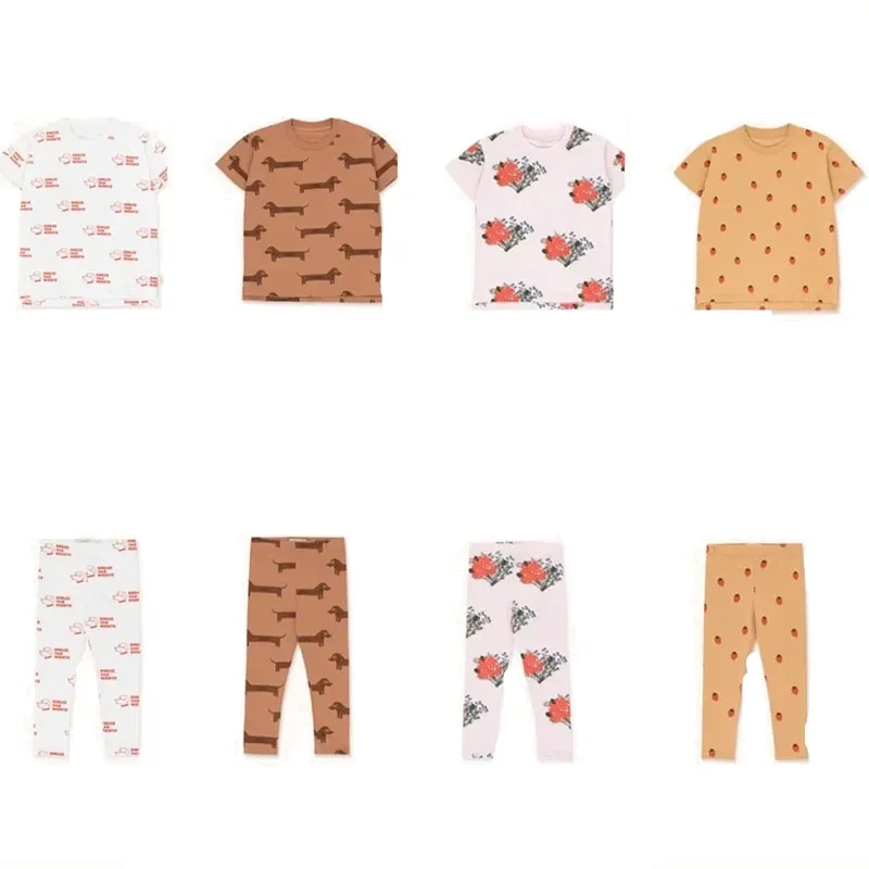 

IN STOCK 2020 Spring/summer New TC Series Children's Pajama Suit for Boys and Girls