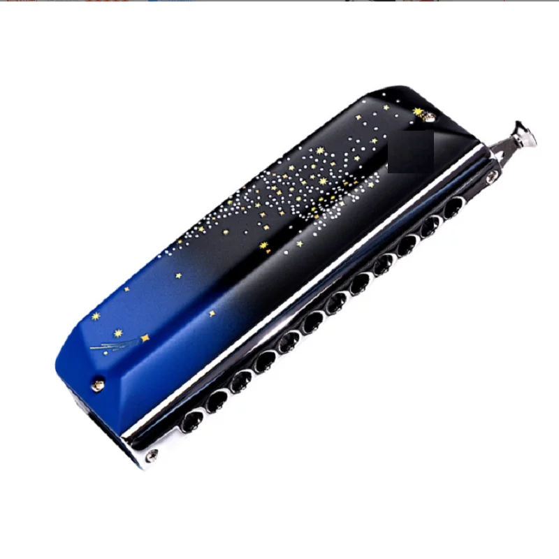 12-hole chromatic harmonica yw48, professional, beginner's, adult