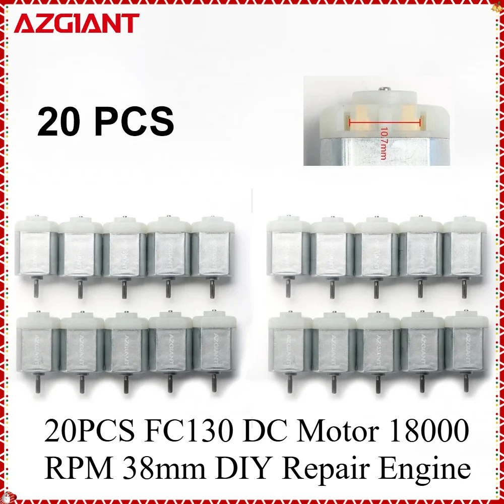

20PCS FC130 DC Motor 18000RPM 38mm DIY Repair Engine For Car Replacement Power OEM Accesseries Forward Rotation Toy High Quality