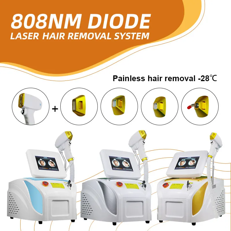 755 808 1064NM CE Approved Diode Laser Ice Diode Laser Hair Removal Machine Titanium Skin Rejuvenation Beauty Machine