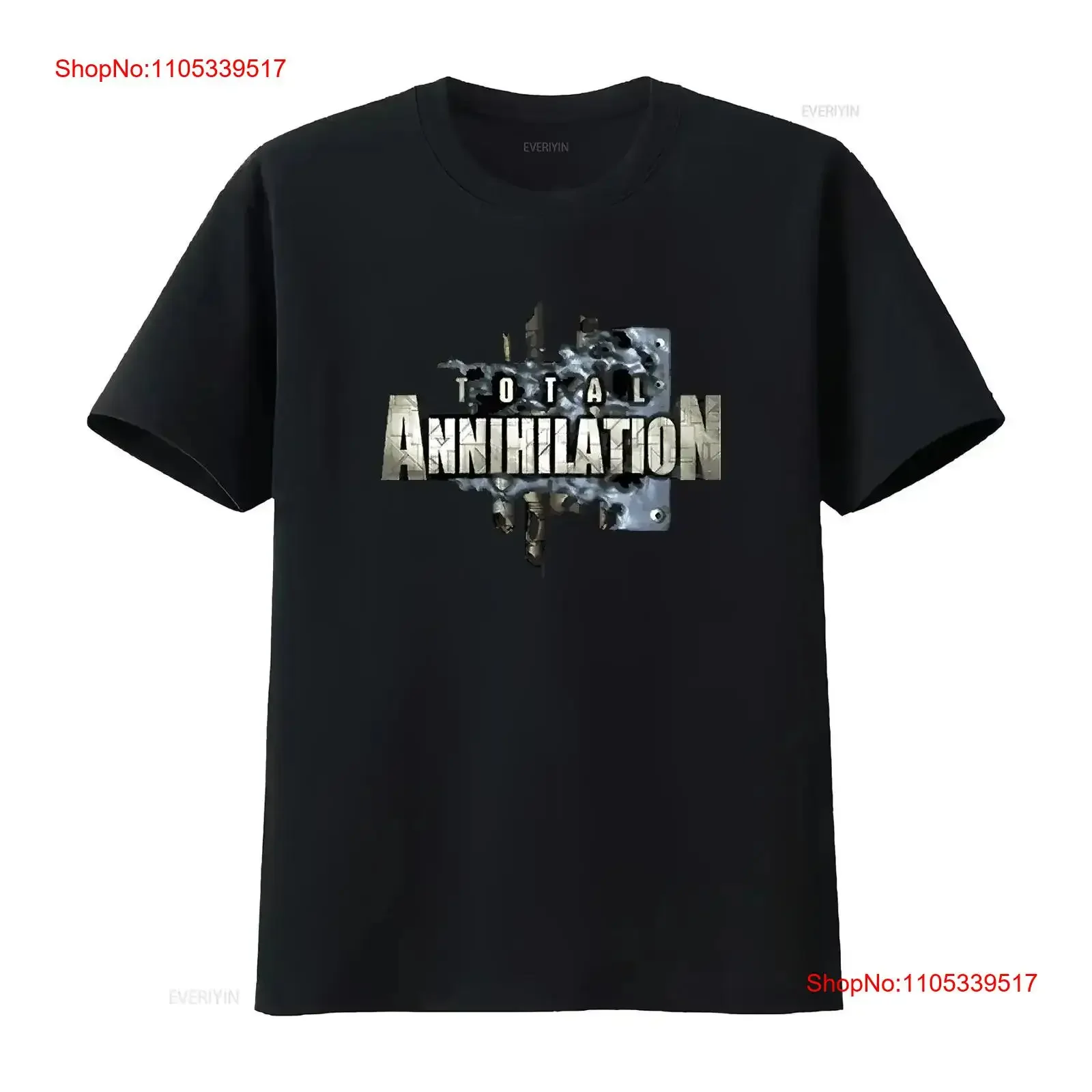 Vintage 1997 Total Annihilation PC Game Promo T Shirt XL Black VTG Cavedog Ent Washed Soft Comfortable  vintage Washed Stylish