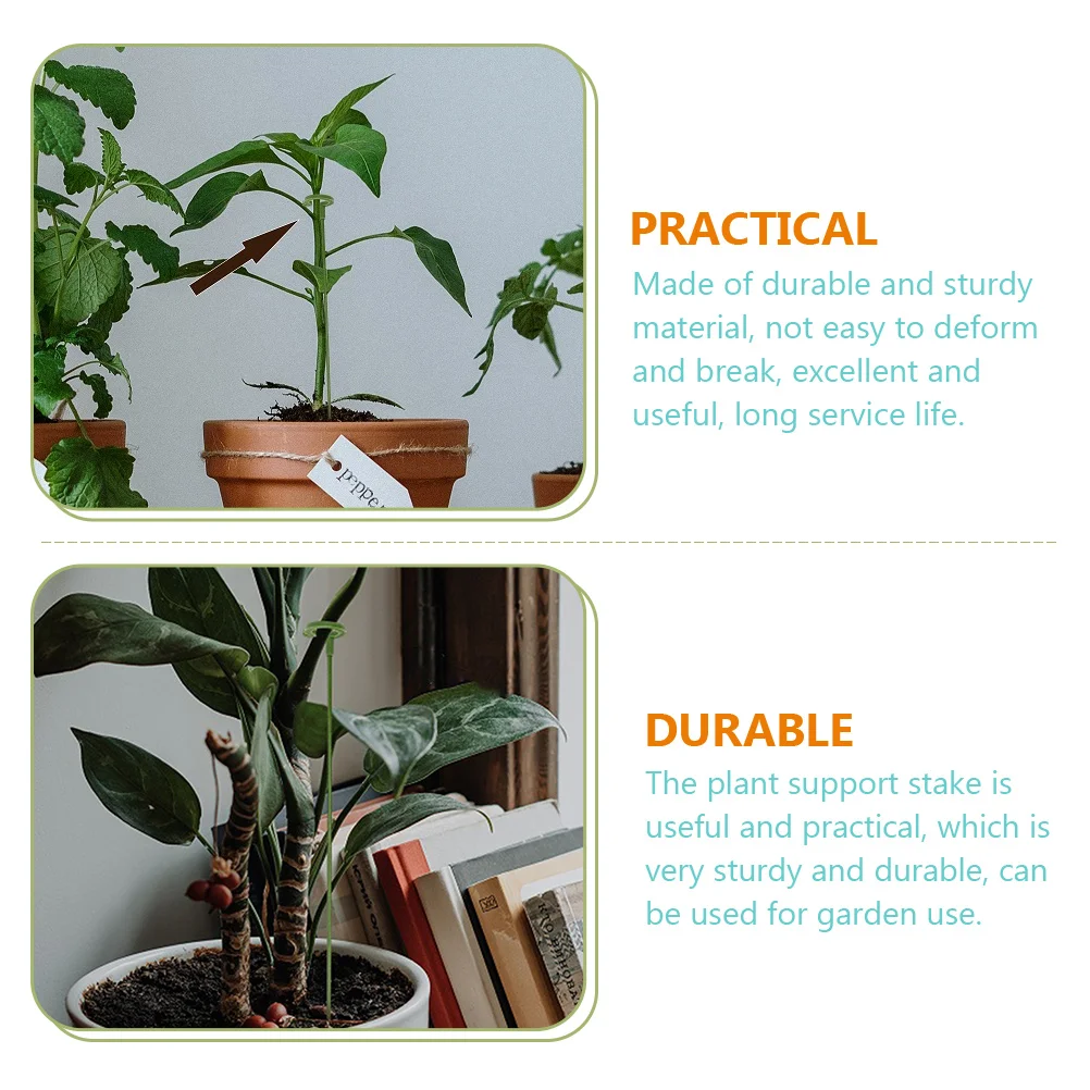 

20pcs Plant Support Stakes For Garden Durable Flower Stakes Sticks Indoor Plants Outdoor Gardening Decoration Stake Pole