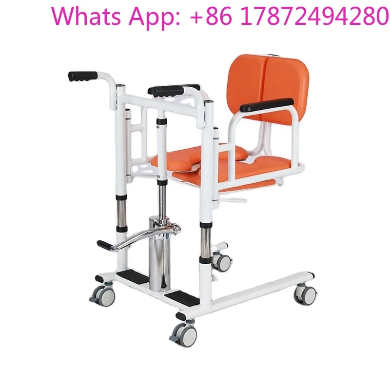 Bulk Stock Hydraulic Patient Lift Chair - Multifunctional Commode Toilet Chair for Elderly & Disabled