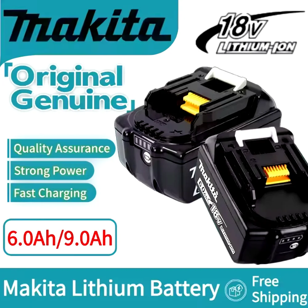 

Authorized Genuine Makita 18V Lithium Battery 6.0Ah,9.0Ah Replaceable Rechargeable Battery,Suitable For Makita Power Tool