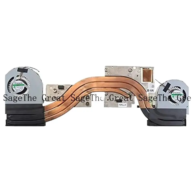 

0. Fan for Dell Precision M7710 7720 Dual Fans with Heatsink DP/N 055MXD 55MXD &