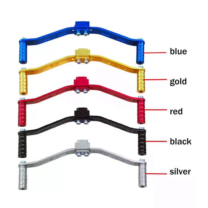 1pc Motorcycle Universal Double-headed Gear Shift Lever Aluminum Alloy Footrest Pedal Shifter For Motorbike Retrofit
