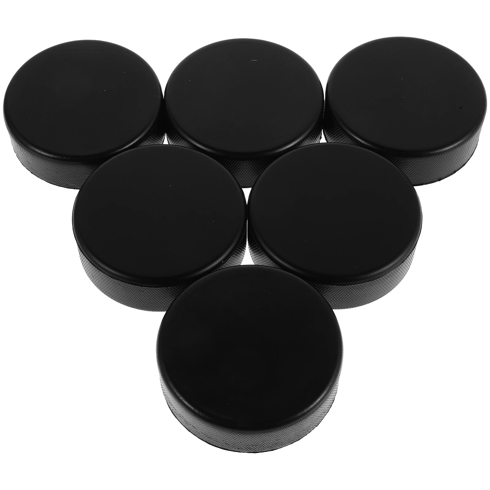 

20 Pcs Hockey Training Pucks Black Practice Set Outdoor Durable Lightweight Sport Toy Replacement