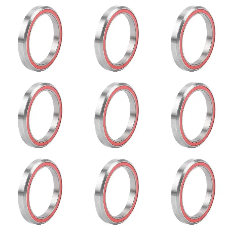 9Pack X(40x52x7mm 45 degree x45 degree P16 Taper ACB Angular Contact Bearing For 1-1/2 inch Headset)