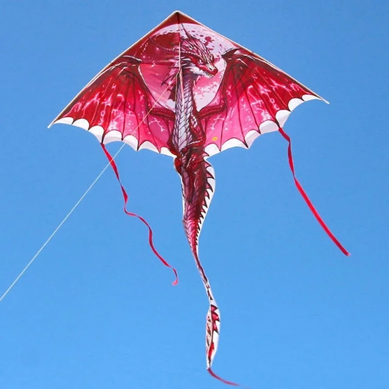 Cometa de pterosaurio enorme para niños y adultos, cometa de dragón grande de 1,4 M, juguetes interactivos para padres e hijos al aire libre, cometas fáciles de volar, regalo para niños