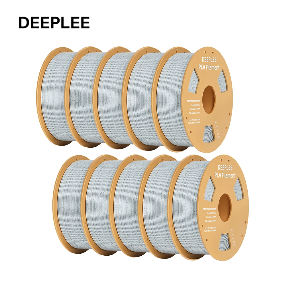DEEPLEE 5/10KG PLA Filament 1.75mm Levendige Kleuren FDM 3D Printer Verbruiksartikelen Lage Klosvorming, Hoge Precisie Deeplee filament