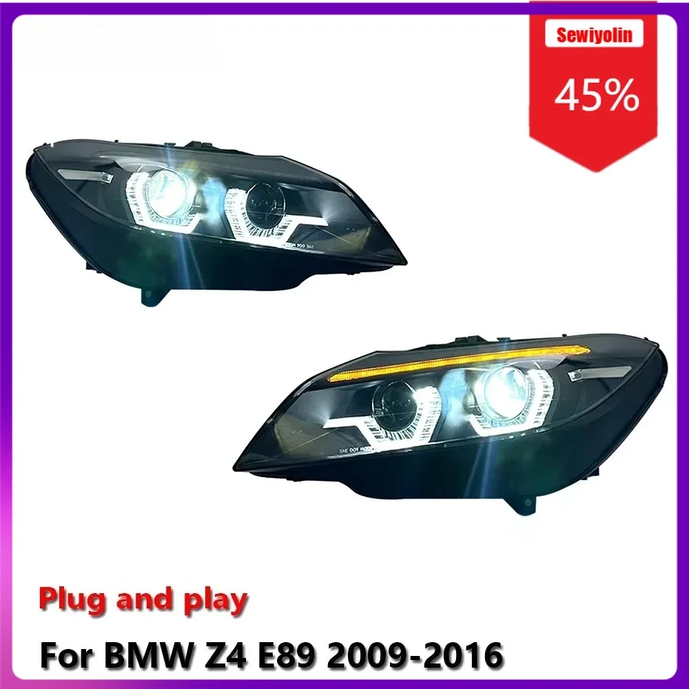 

Sewiyolin Car Accessories Led Headlight For BMW Z4 E89 2009-2016 Auto DRL Fog Rear Trailer Lamps Turning Signal Voiture Plug And