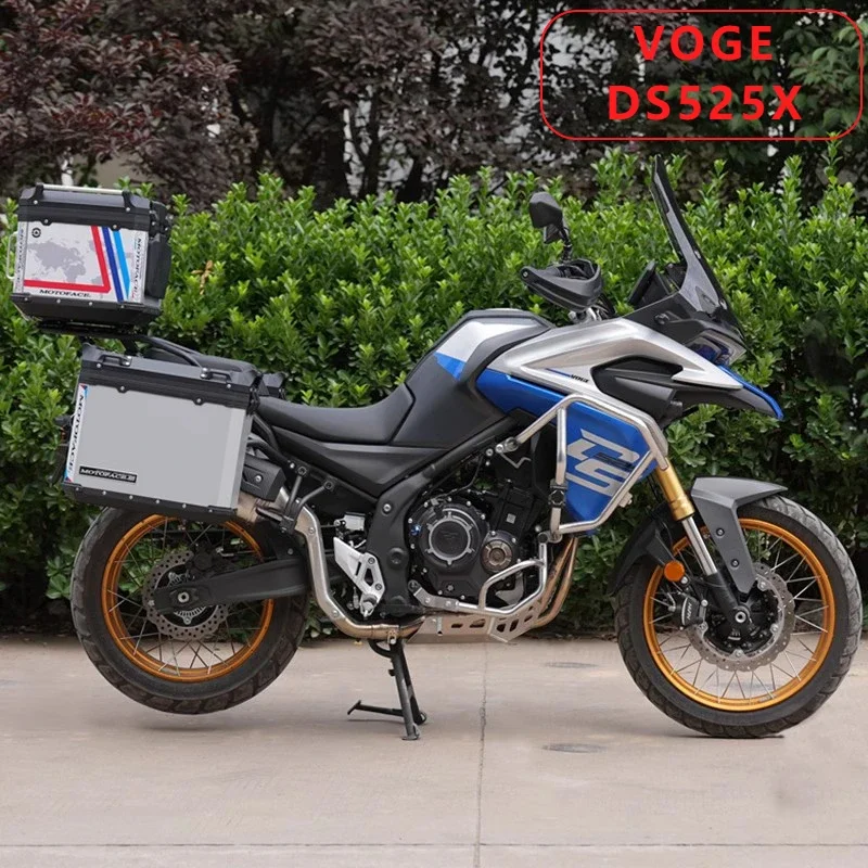 2024 Motoface Series Motorcycle Top Case Side Boxes Storage Tail Box Waterproof Luggage Lockable Trunk Box for VOGE DS525X