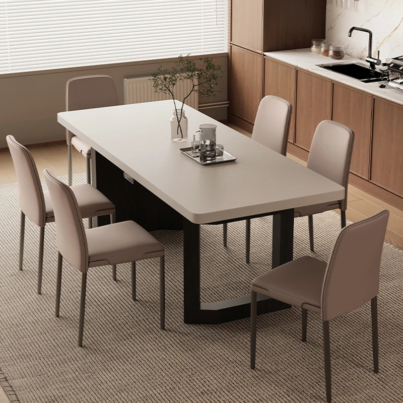 

European Glamour Table Exquisite Versatile Elegant Vintage Dining Table Unique Simple Tavolo Da Pranzo Dining Room Furniture