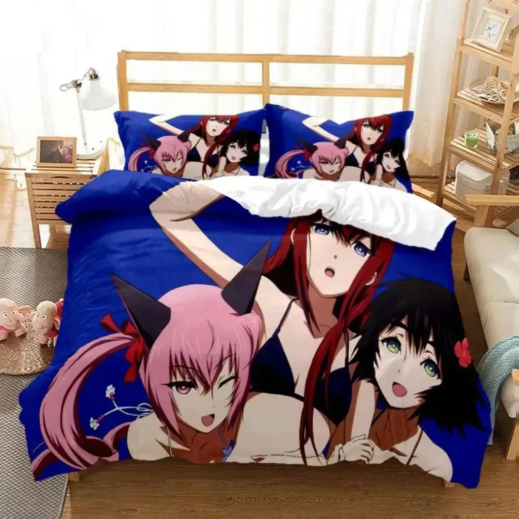 

Аниме Steins Gate Kurisu Makise комплект постельного белья для мальчиков и девочек Twin Queen Size пододеяльник наволочка кровать для детей и взрослых домашний текстиль