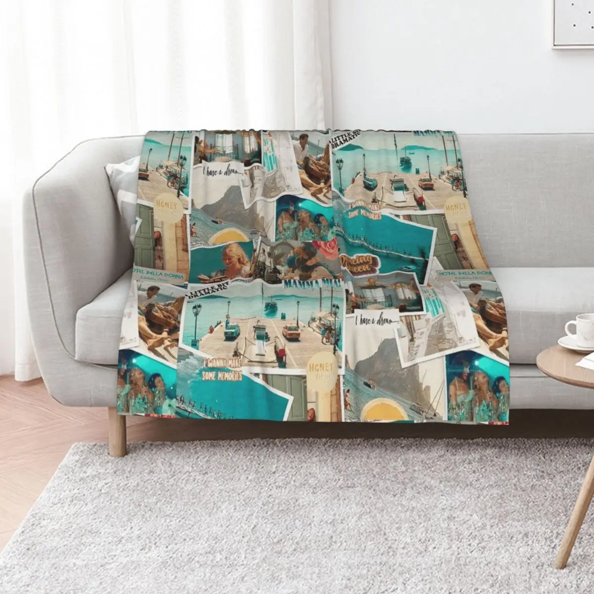 MM ultimate collage Throw Blanket Bed Fashionable Large Soft Plush Plaid Thin Furry Decorative Beds Blankets