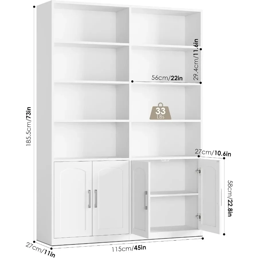 Bücherregal und Bücherwand mit – Bookshelf Bewertung und Preis