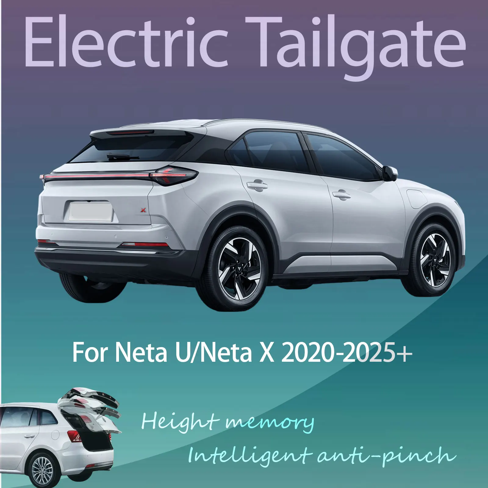 For Neta U/Neta X 2020-2025+ Electric Tailgate with Sensor Trunk Anti-pinch Memory Height Intelligent Operation
