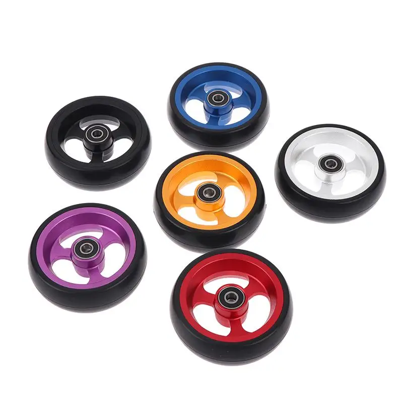 1Pcs Wheelchair Front Caster Wheels 4 Inch Replacement Rollers With Bearings Universal Fit For Manual Wheelchairs view 5