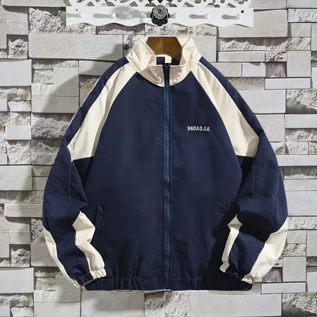 2024 kurtka baseballowa męska kurtka płaszcz baseballowy wiosna jesień męska moda codzienna odzież wierzchnia luźna kurtka bomber Streetwear