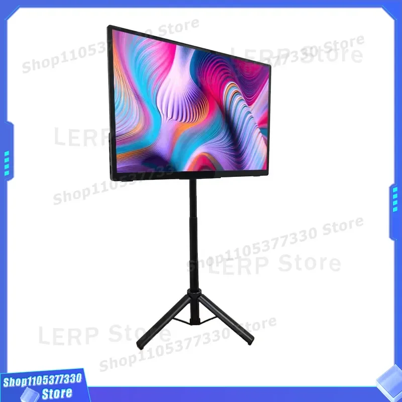Adjustable Height Aluminum Monitor Stand Portable Magnetic Desktop Screen Tripod Retractable Base for PC Laptop Display