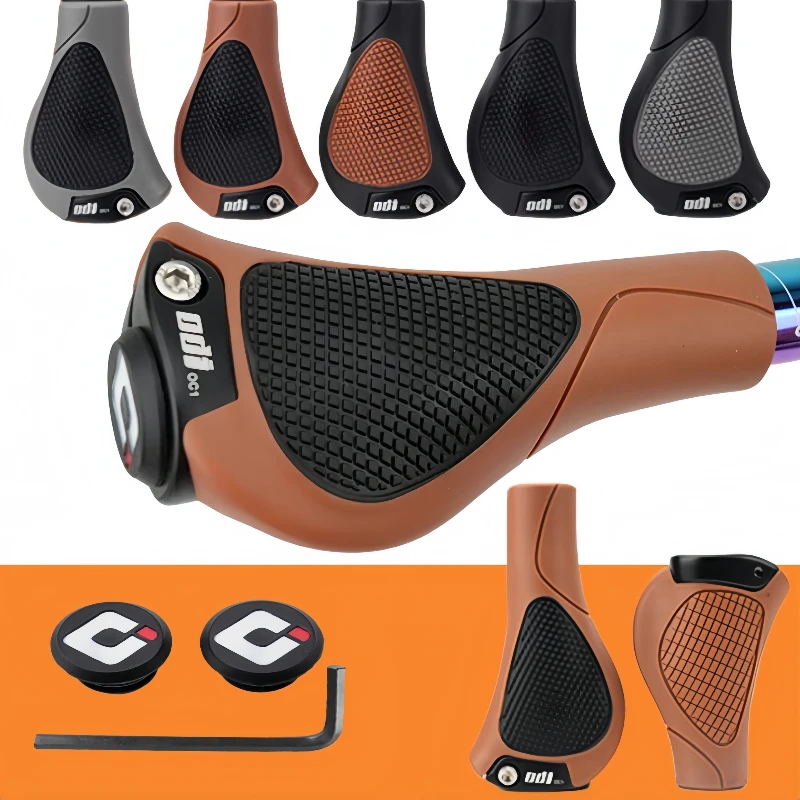 

Резиновые велосипедные ручки в стиле ретро, длинные короткие, черные, коричневые, серые, амортизаторы, эргономичные велосипедные ручки для складного руля Mtb велосипеда