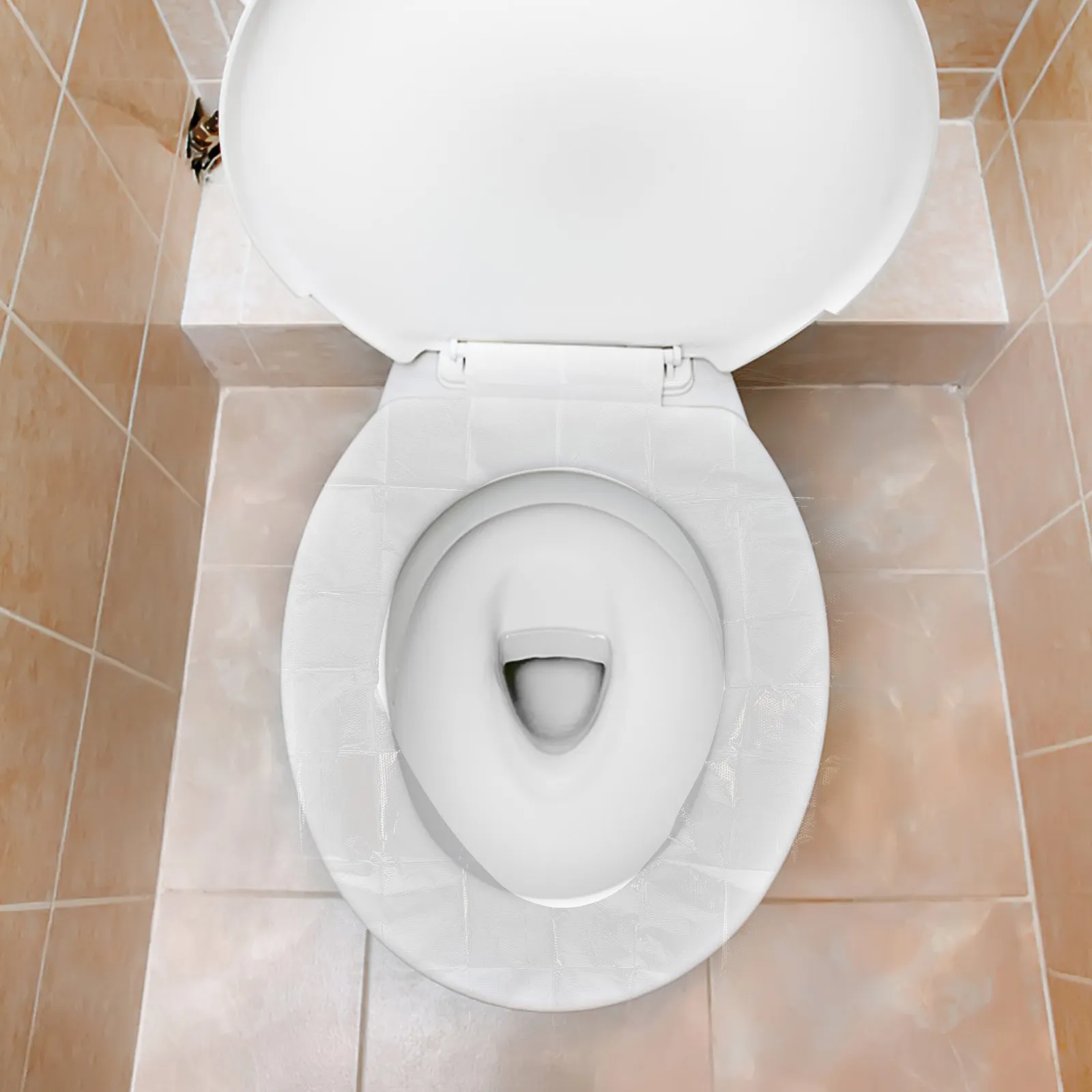100Pcs Disposable Toilet Seat Cushions Thick Po Film Water Barrier Tear Proof Individually Packaged Portable Toilet Covers