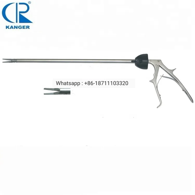 Laparoscopic surgical instruments autoclavable high quality endoscopic stainless steel single action titanium clip applicator