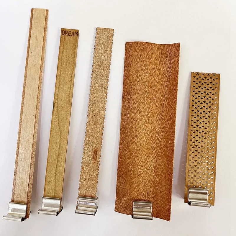100 PCS Metal Wick Sustainer,Wick Holder For Wood Wick Candle