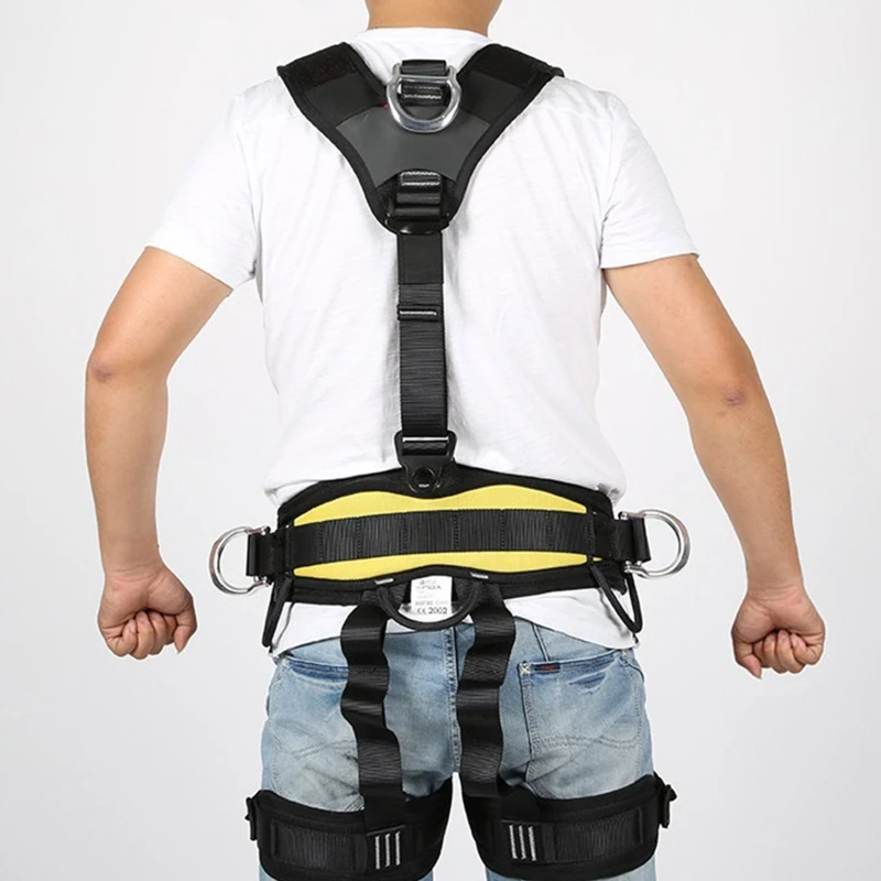 Wider Only Shoulder Strap Harnesses Climbing Rappelling Protect Waist Safe Belt