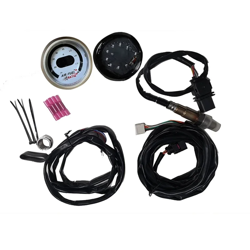 Wideband Fuel Gauge Kits O2 UEGO Controller Gauge Air Fuel Ratio .75-1.10 30-4110 AFR 52Mm With 4.9 LSU Oxygen Sensor