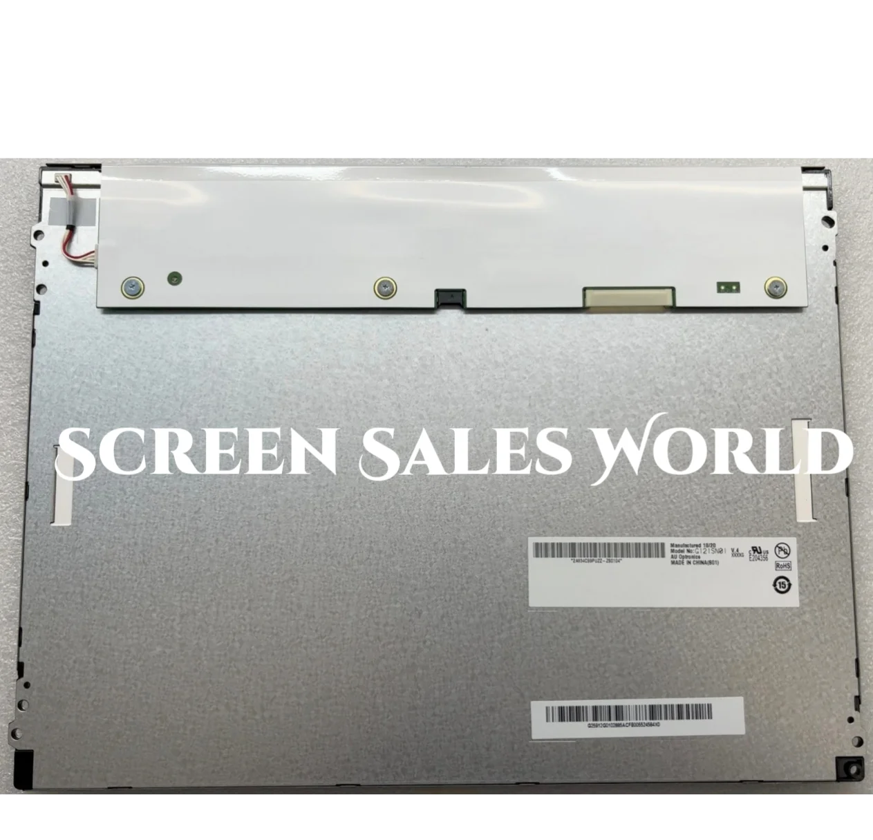 Exposição de TFT LCD para AUO, G121SN01 V4, 800x600, 12,1”