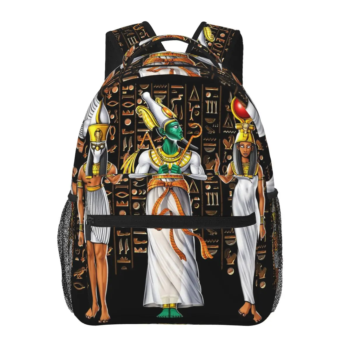 

Egyptian Gods And Pharaohs Backpacks Boys Girls Bookbag Students School Bags Cartoon Kids Rucksack Shoulder Bag Large Capacity