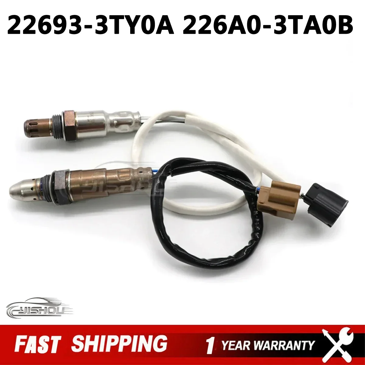 Lambda O2 Oxygen Sensor 226A0-3TA0B Upstream and Downstream Air Fuel Ratio Sensor 22693-3TY0A for Nissan Altima 13-17 2.5L