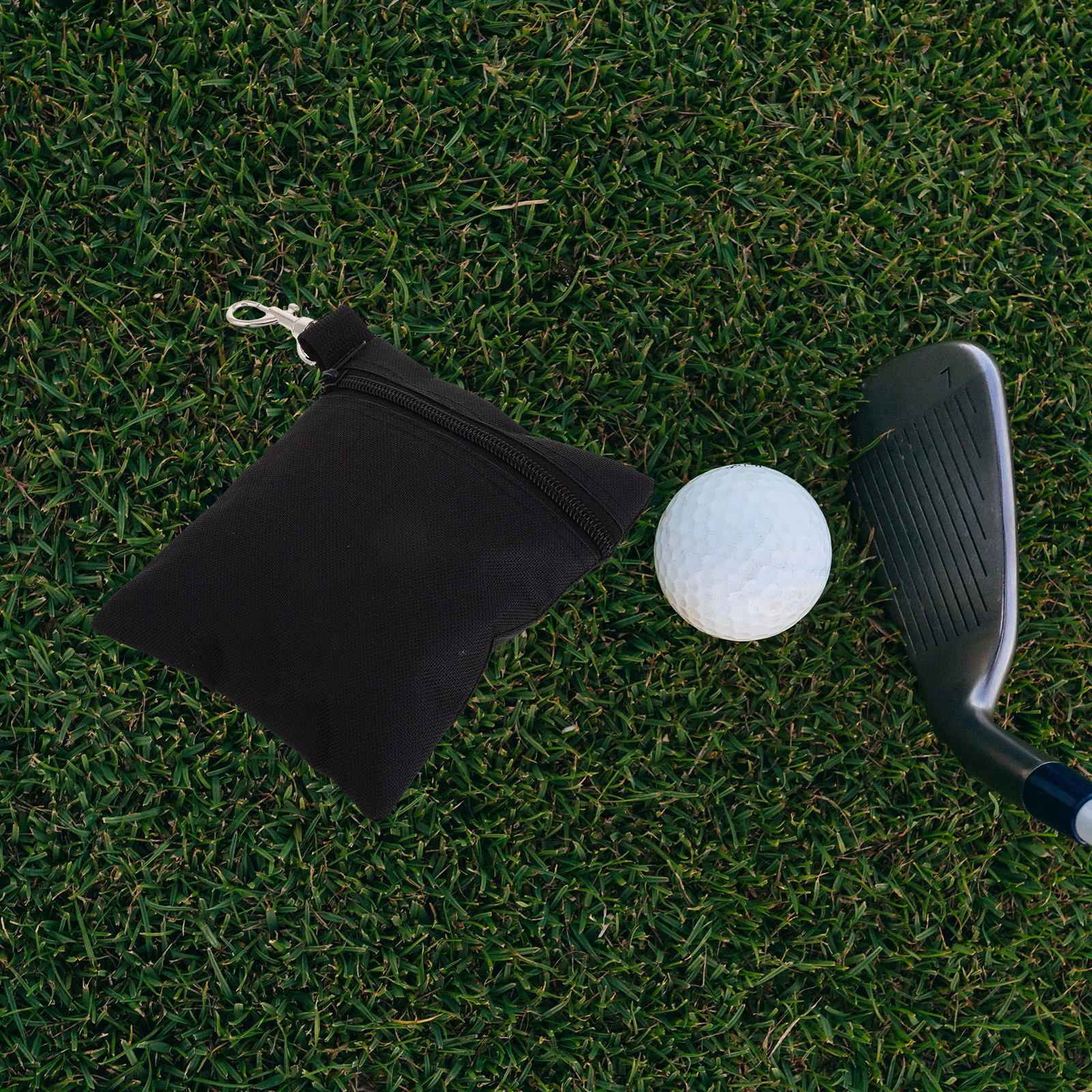 

4Pcs Golf Accessories Waist Pouch Sturdy Nylon Ball and Tee Storage Compact Design Utility Pouch for Men Women Golfers