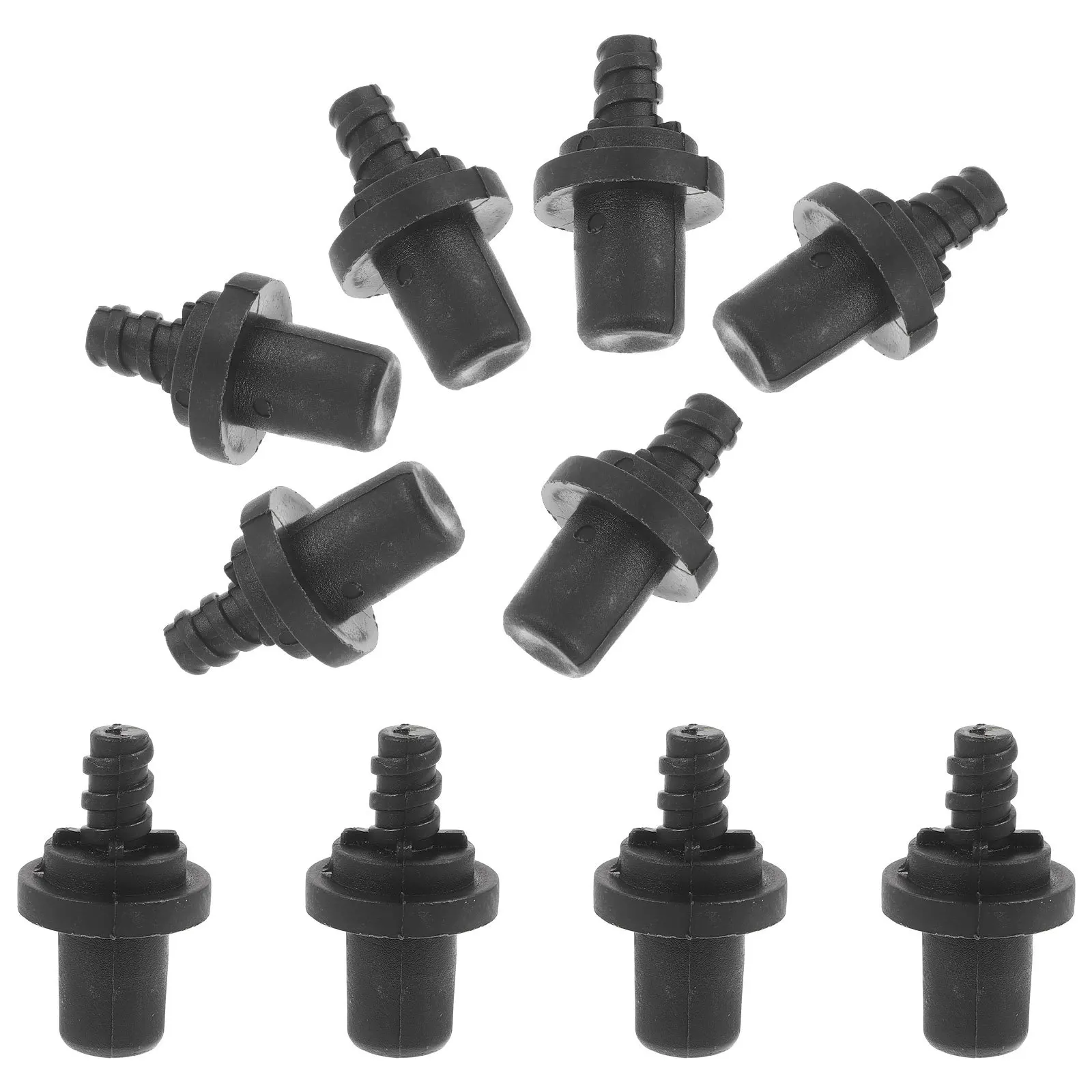 

10pcs Toilet Accessories Self-Locking Pole Attachments Connector For Handle Brush Head Threaded Tips Pole Attachments