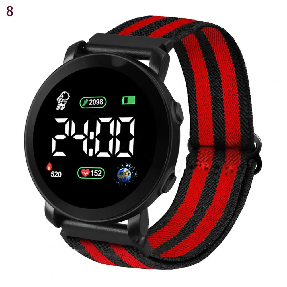 Exquisite Electronic Wrist Watch  Luminous Unisex Student Digital Watch  LED Display Digital Watch Clock