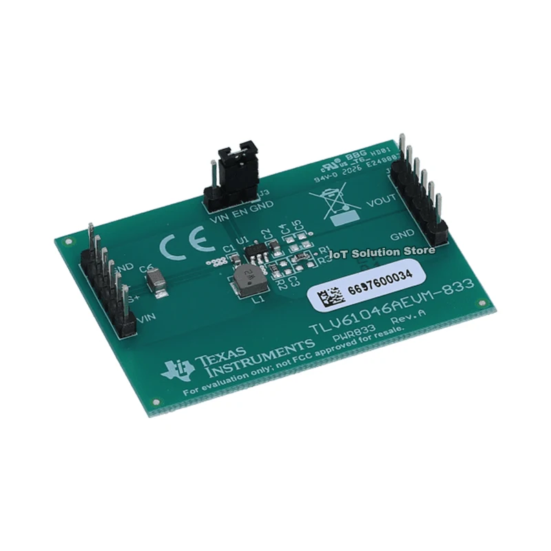 TLV61046AEVM-833 Evaluation Board - 28-V Output Voltage Boost Converter Integrating Diode and Isolation MOSFET