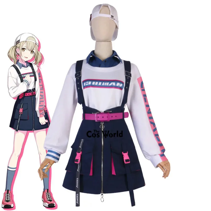 

Project Sekai Colorful Stage Feat Azusawa Kohane Uniform Outfits Anime Cosplay Costumes