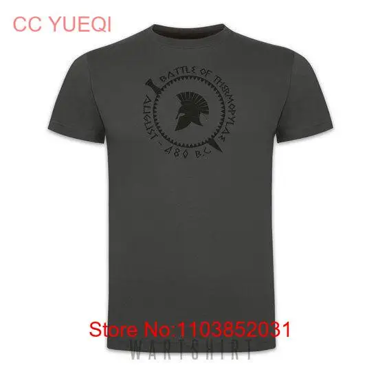 THERMOPYLAE T-SHIRT xhipos Spartan hoplite phalanx Corinthian helmet - WARTSHIRT