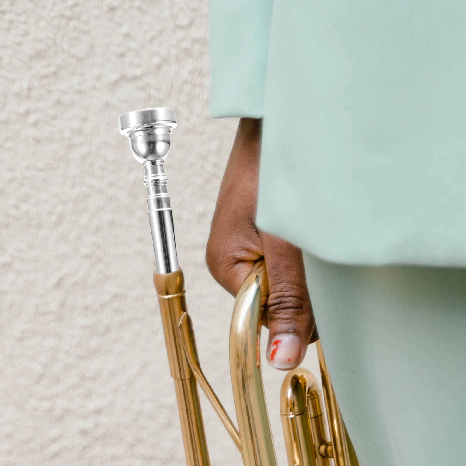 

Durable Trumpet for Beginners Professional Players Trumpet Mouthpiece Musical Instrument Brass Parts Accessories