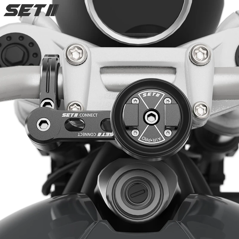 

Motorcycle street car retro rally car shock-proof and shock-absorbing simple and compact aluminum alloy mobile phone navigation