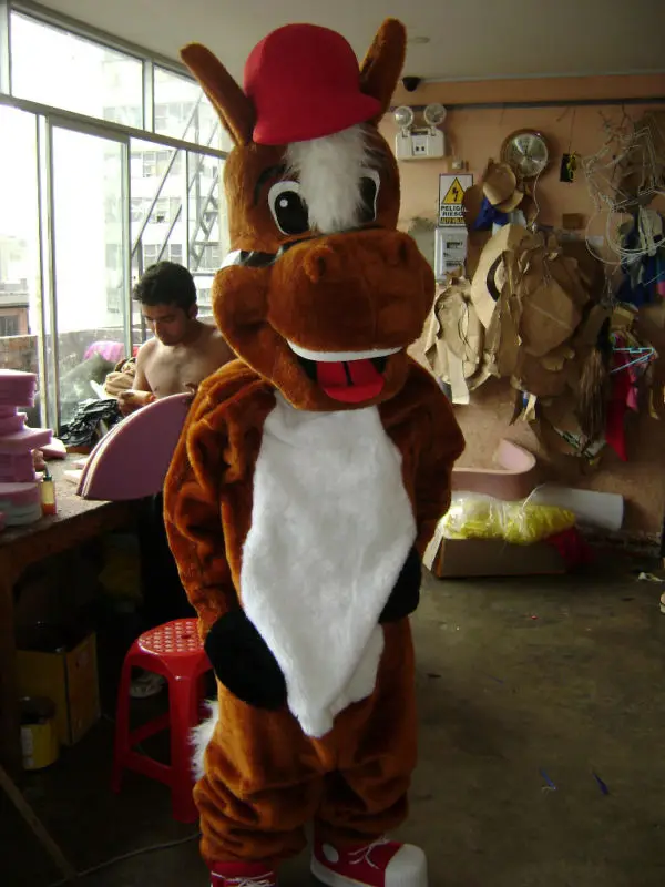 New Adult Character horse Mascot Costume Halloween Christmas Dress Full Body Props Outfit Mascot Costume