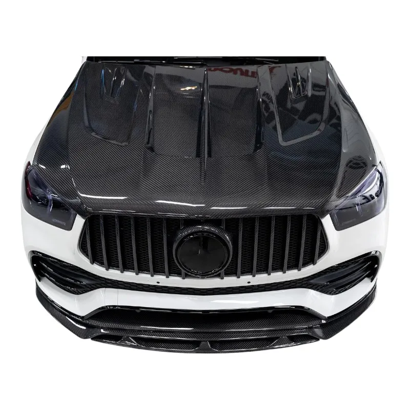 B Style Carbon Fiber Bodykit Front Rear Bumper Lip Side Skirts Wing Mirror Cover Grille for Mercedes W167 GLE 350/450/580/53/63s