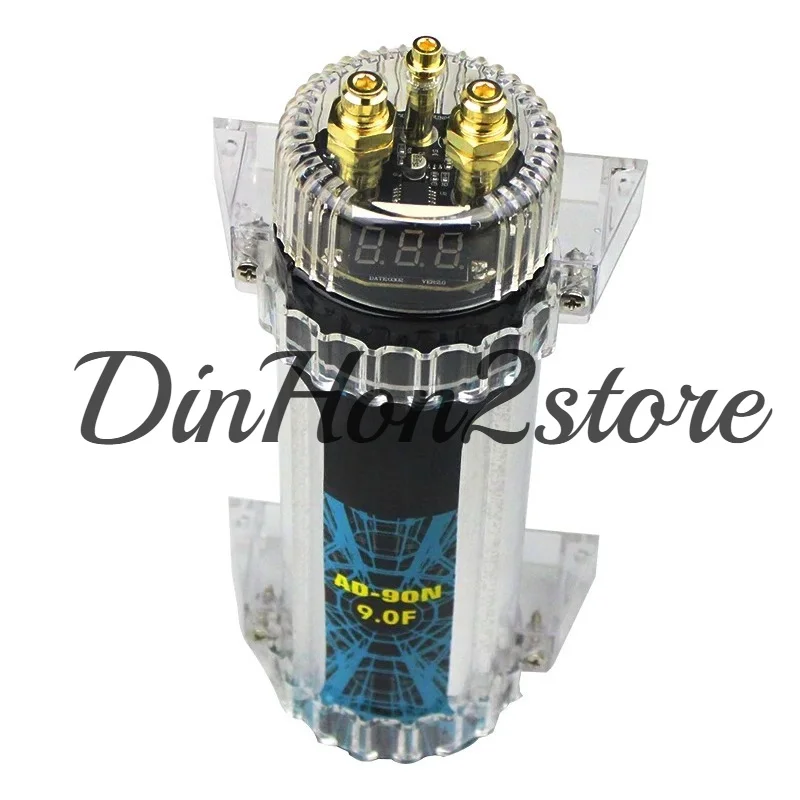 Car audio modified power amplifier subwoofer 9.0 Farad capacitor 9.0F capacitor pond filter