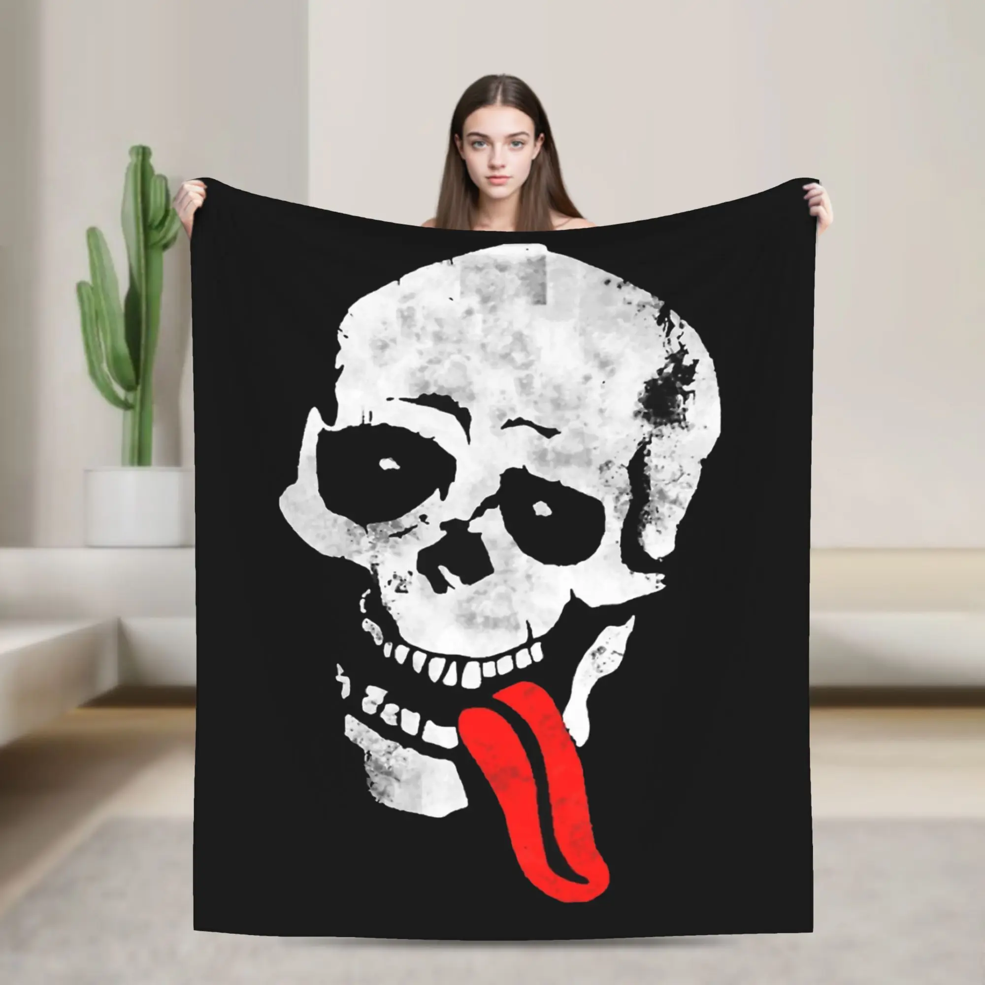 

Одеяла с черепом и языком Джесси Рокман, флисовые весенне-осенние супермягкие пледы «Во все тяжкие» для дивана, дорожный ковер, кусок